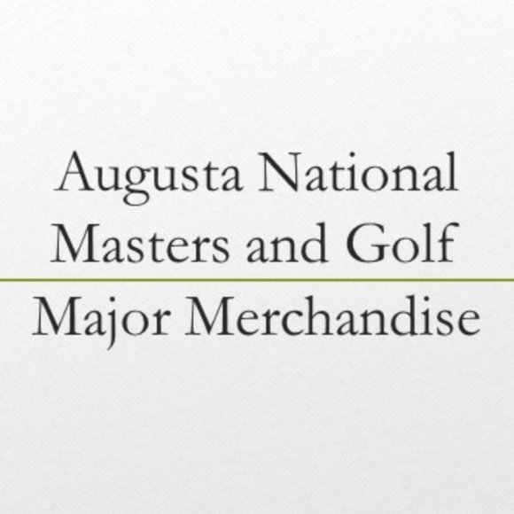 Augusta National Masters Official Merchandise - Picture 1 of 1